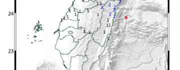 花蓮近海清晨規模5.0地震　花蓮市、水璉最大震度3級
